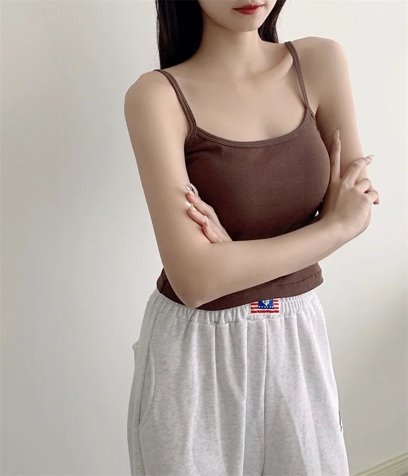 Solid Color Slim Camisole