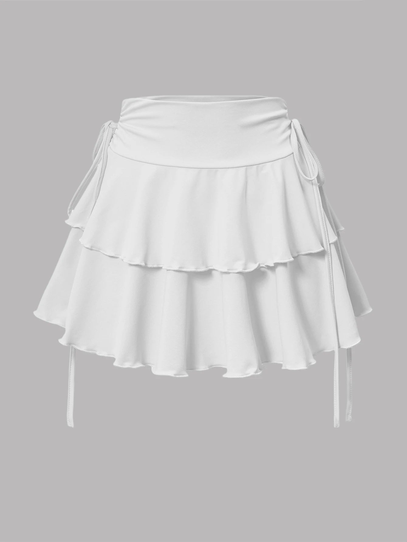 High Waist Solid Color Mini Skirt for Women – Summer Casual
