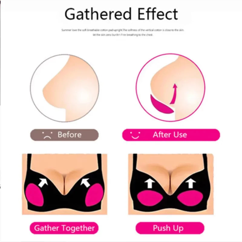 Silicone Bra Inserts – Push-Up Breast Pads for Women