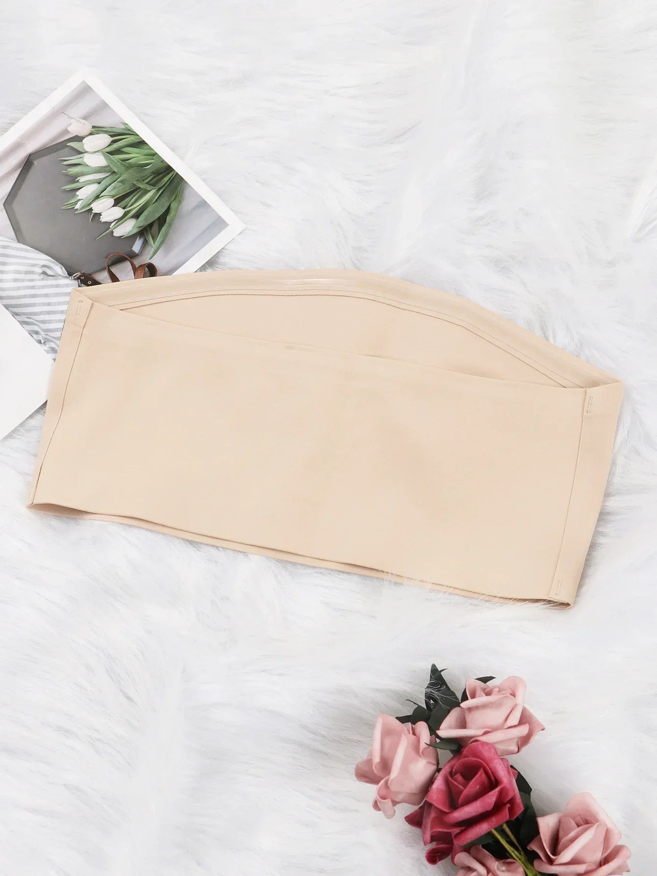 Strapless Seamless Front Button Bra