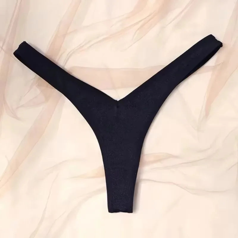 Women’s Low Waist V-Shape Sports Thongs – Breathable G-String Panties