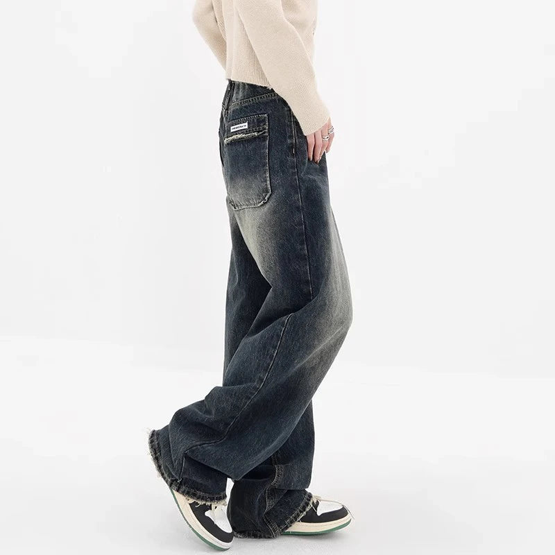 High Waist Loose Wide Leg Jeans for Women