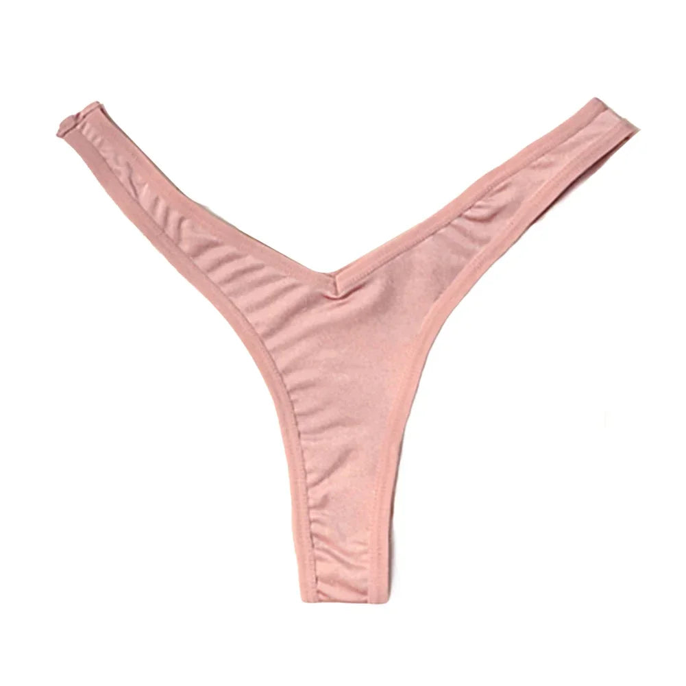 Women’s Low Waist V-Shape Sports Thongs – Breathable G-String Panties