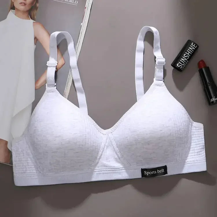 Cotton Wireless Push-Up Bra