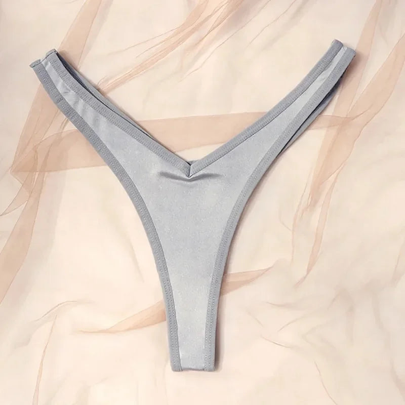 Women’s Low Waist V-Shape Sports Thongs – Breathable G-String Panties