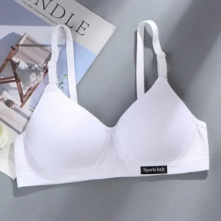 Cotton Wireless Push-Up Bra