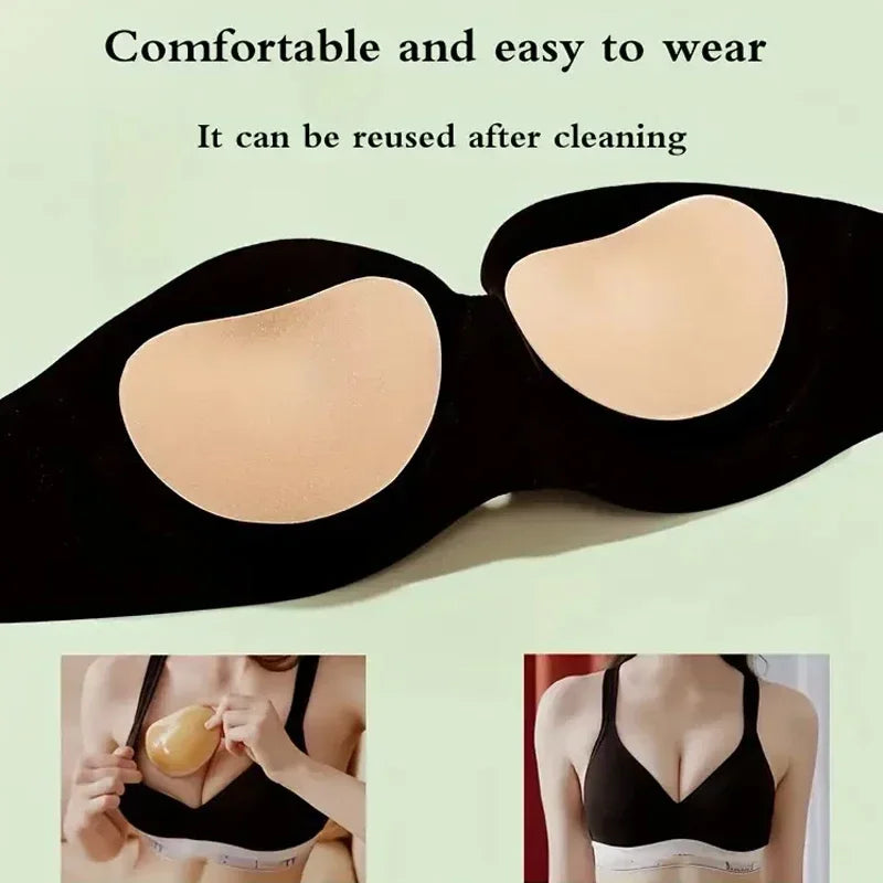 Silicone Bra Inserts – Push-Up Breast Pads for Women