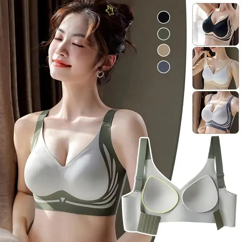 Plus Size Push-Up Seamless Bra