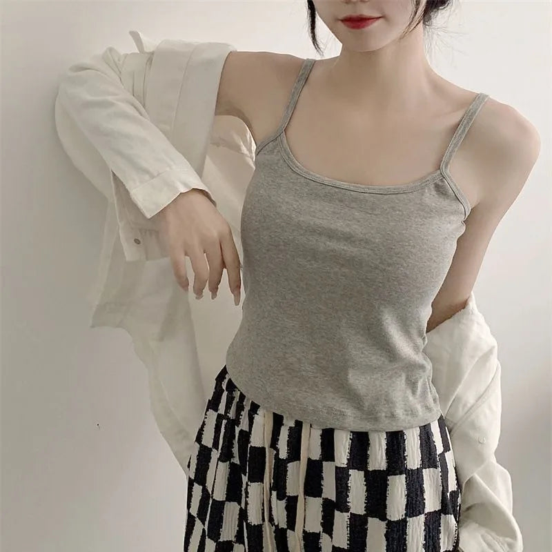Solid Color Slim Camisole
