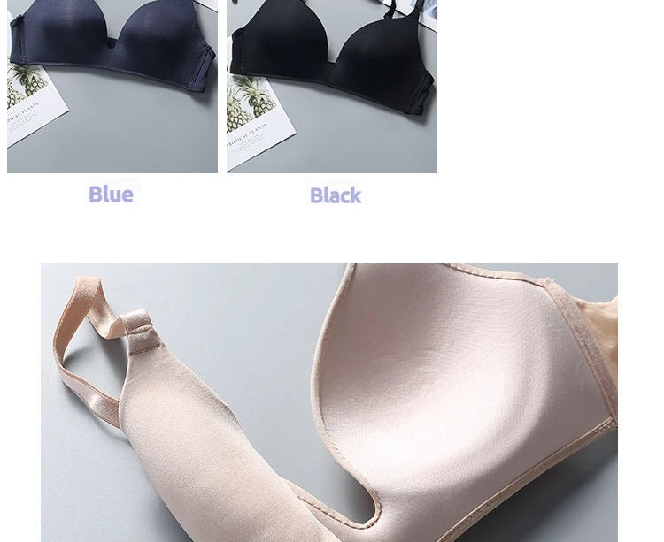 Ultra Thin Wireless Push-Up Bra