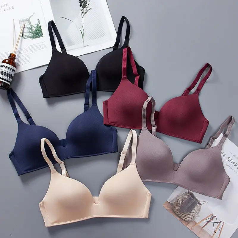 Ultra Thin Wireless Push-Up Bra