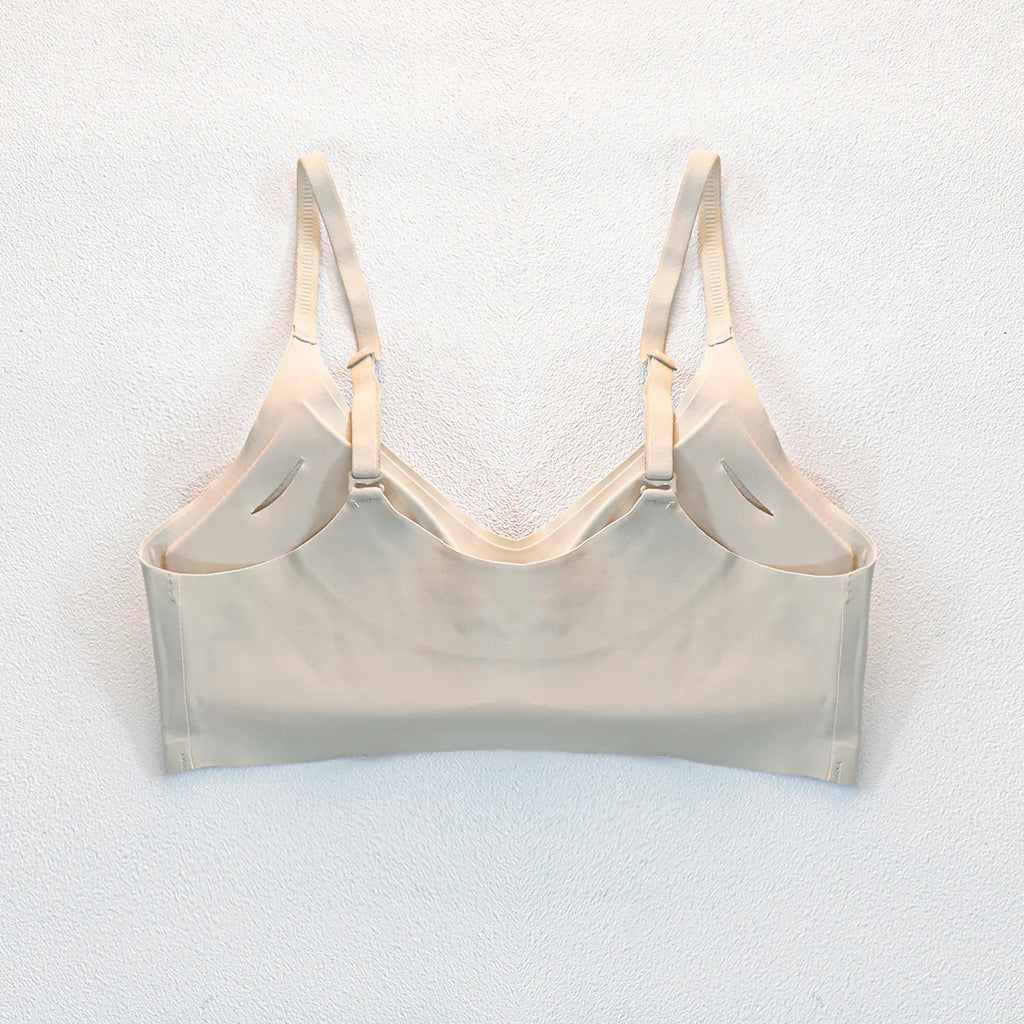 Seamless Wire-Free V-Neck Bra