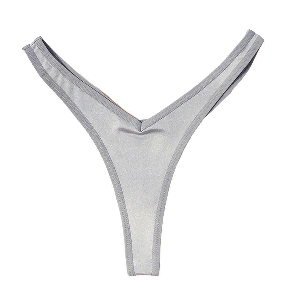 Women’s Low Waist V-Shape Sports Thongs – Breathable G-String Panties