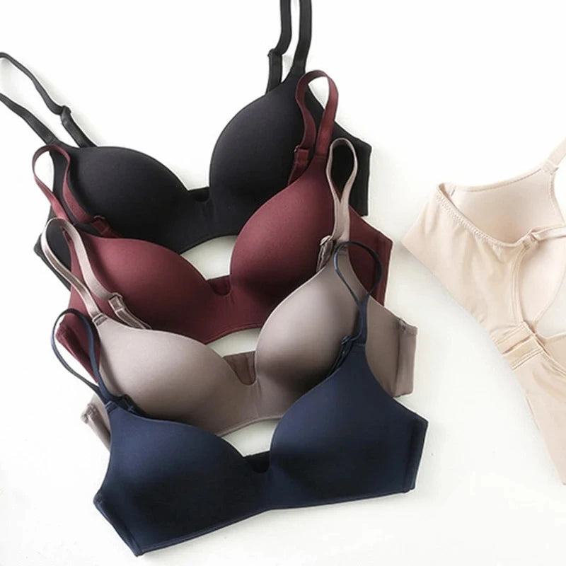 Ultra Thin Wireless Push-Up Bra