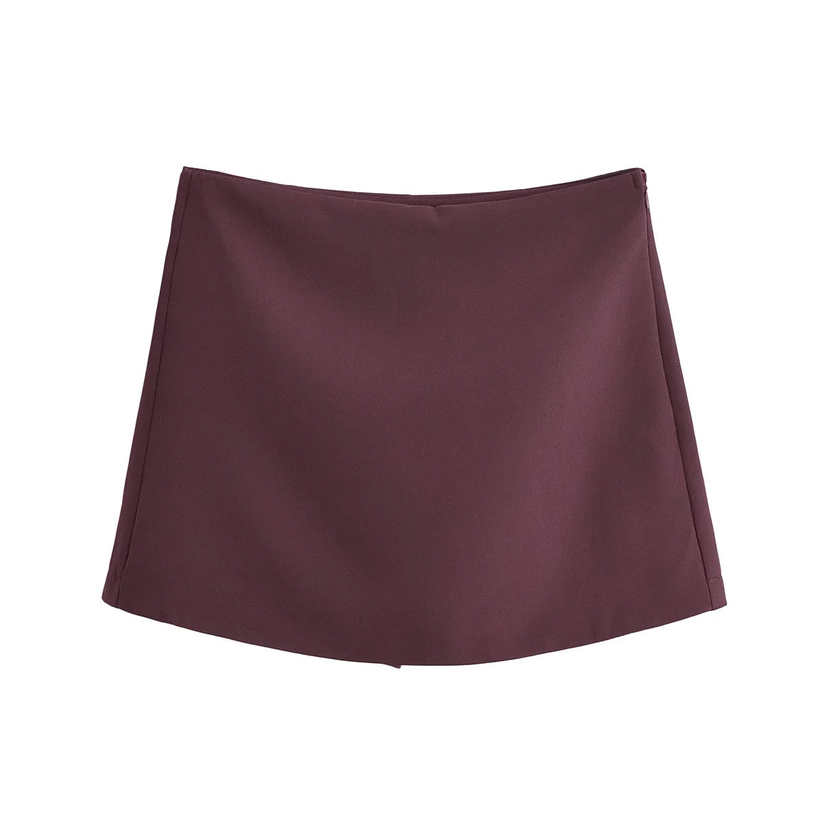 High Waist Solid Mini Skort for Women – Spring Streetwear