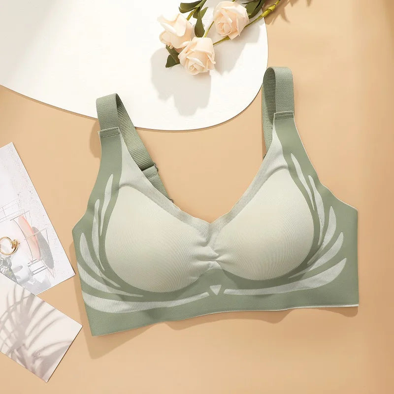 Plus Size Push-Up Seamless Bra