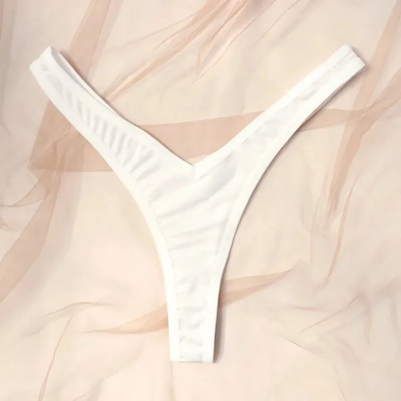 Women’s Low Waist V-Shape Sports Thongs – Breathable G-String Panties