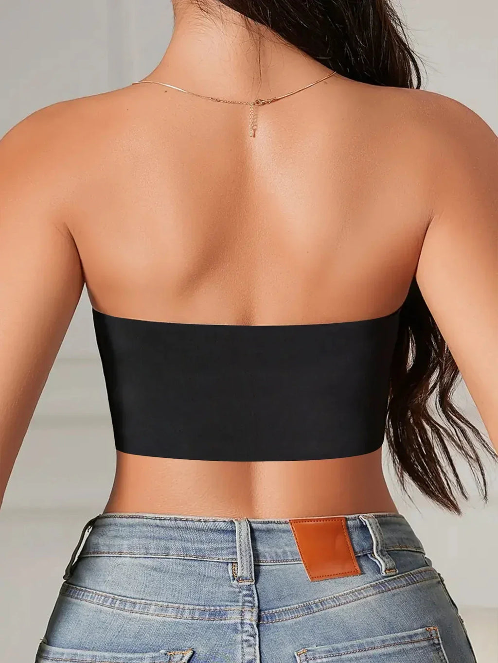 Strapless Seamless Front Button Bra
