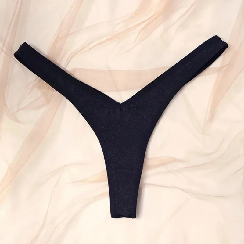 Women’s Low Waist V-Shape Sports Thongs – Breathable G-String Panties