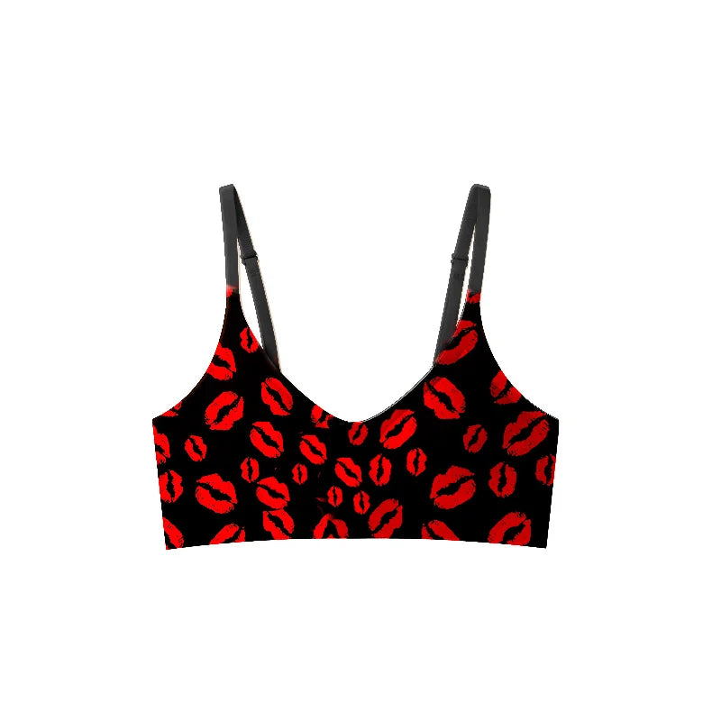Seamless Wire-Free V-Neck Bra