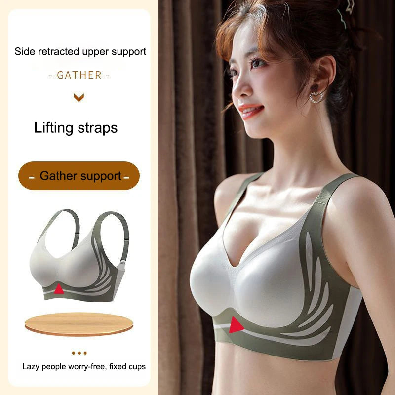 Plus Size Push-Up Seamless Bra