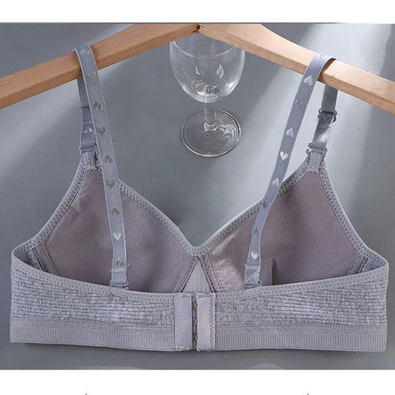 Cotton Wireless Push-Up Bra