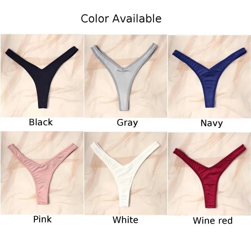 Women’s Low Waist V-Shape Sports Thongs – Breathable G-String Panties
