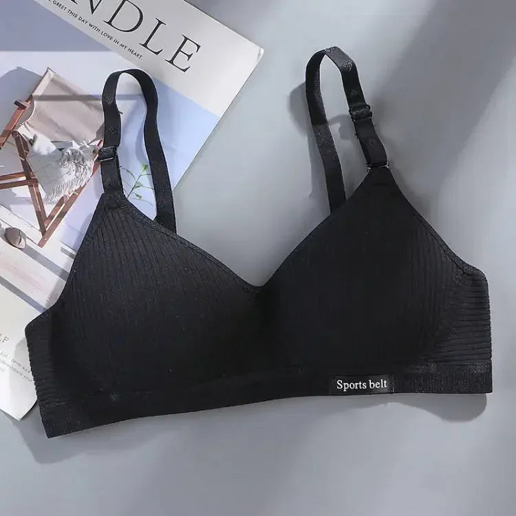 Cotton Wireless Push-Up Bra
