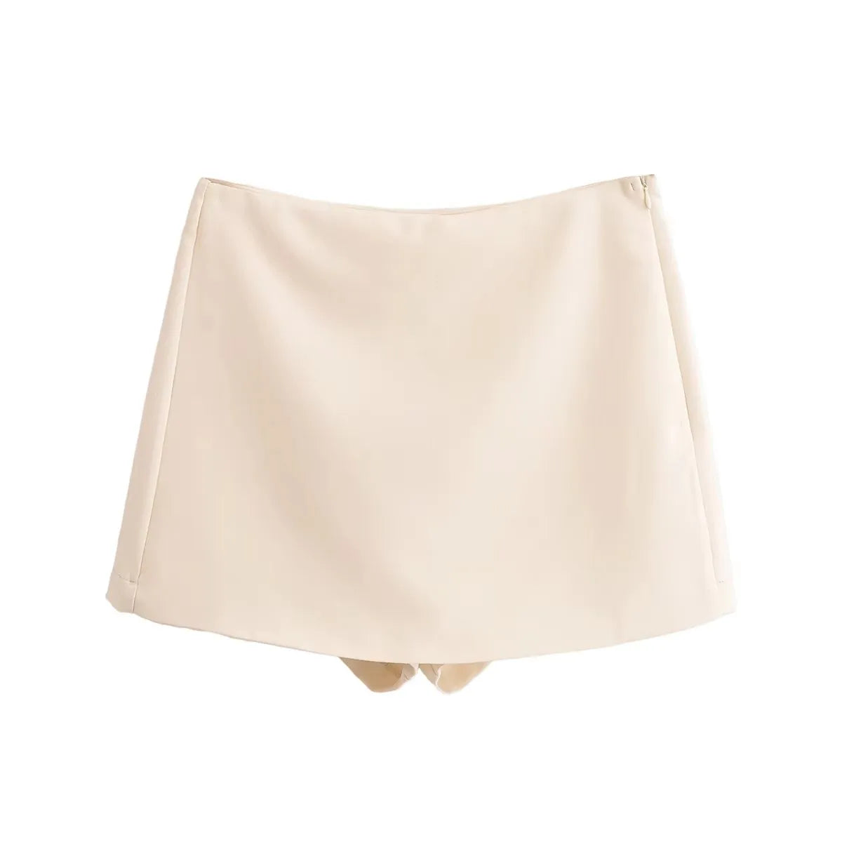 High Waist Solid Mini Skort for Women – Spring Streetwear