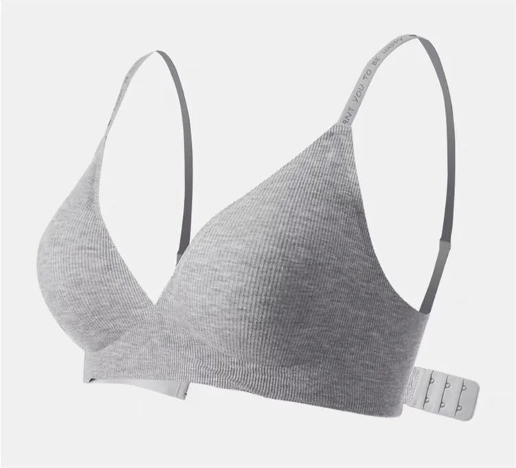 Deep V Neck Seamless Bralette