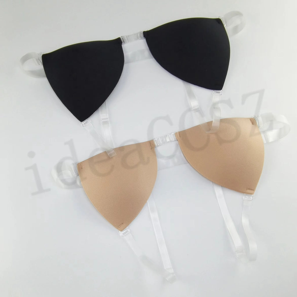 Women’s Sticky Adhesive Bra – Backless Plunge Deep U Neck Invisible Lift
