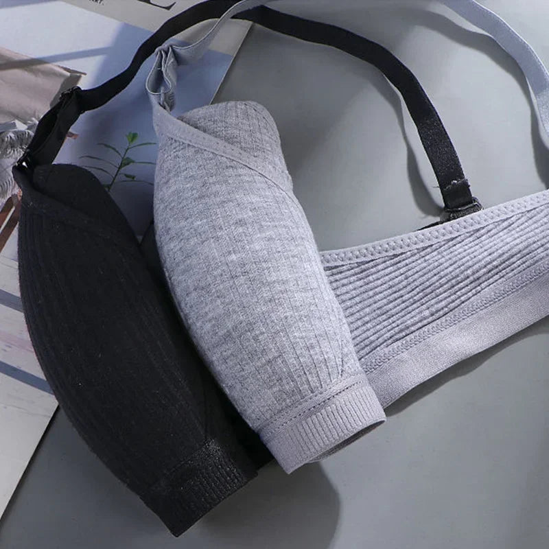Cotton Wireless Push-Up Bra