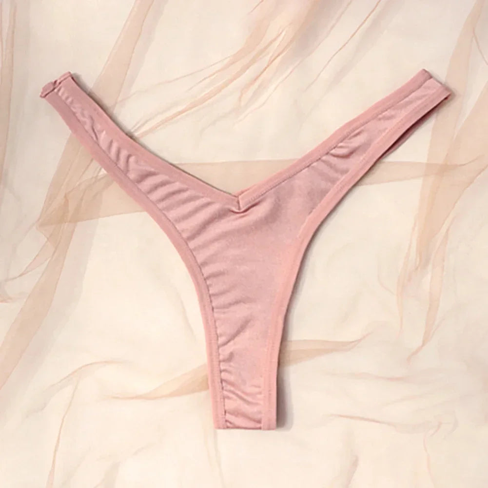 Women’s Low Waist V-Shape Sports Thongs – Breathable G-String Panties