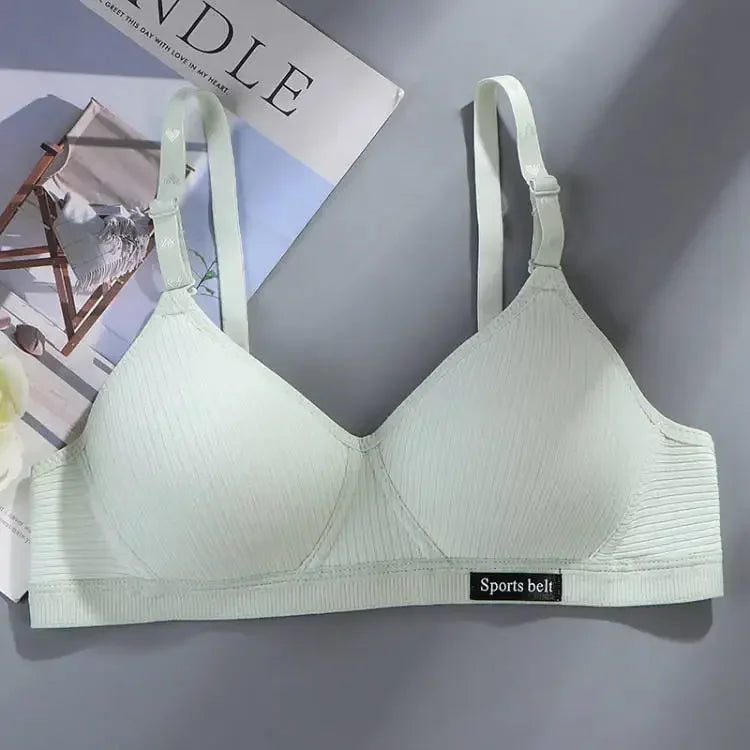 Cotton Wireless Push-Up Bra
