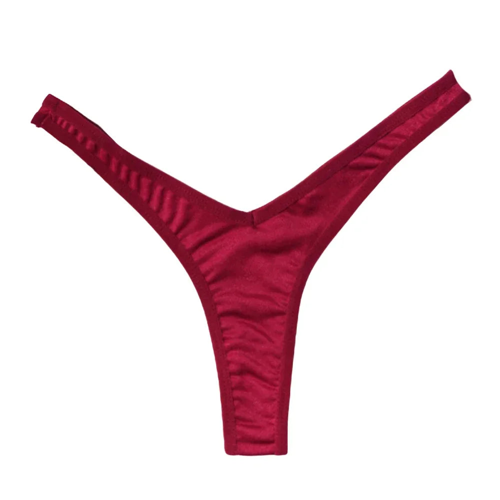 Women’s Low Waist V-Shape Sports Thongs – Breathable G-String Panties