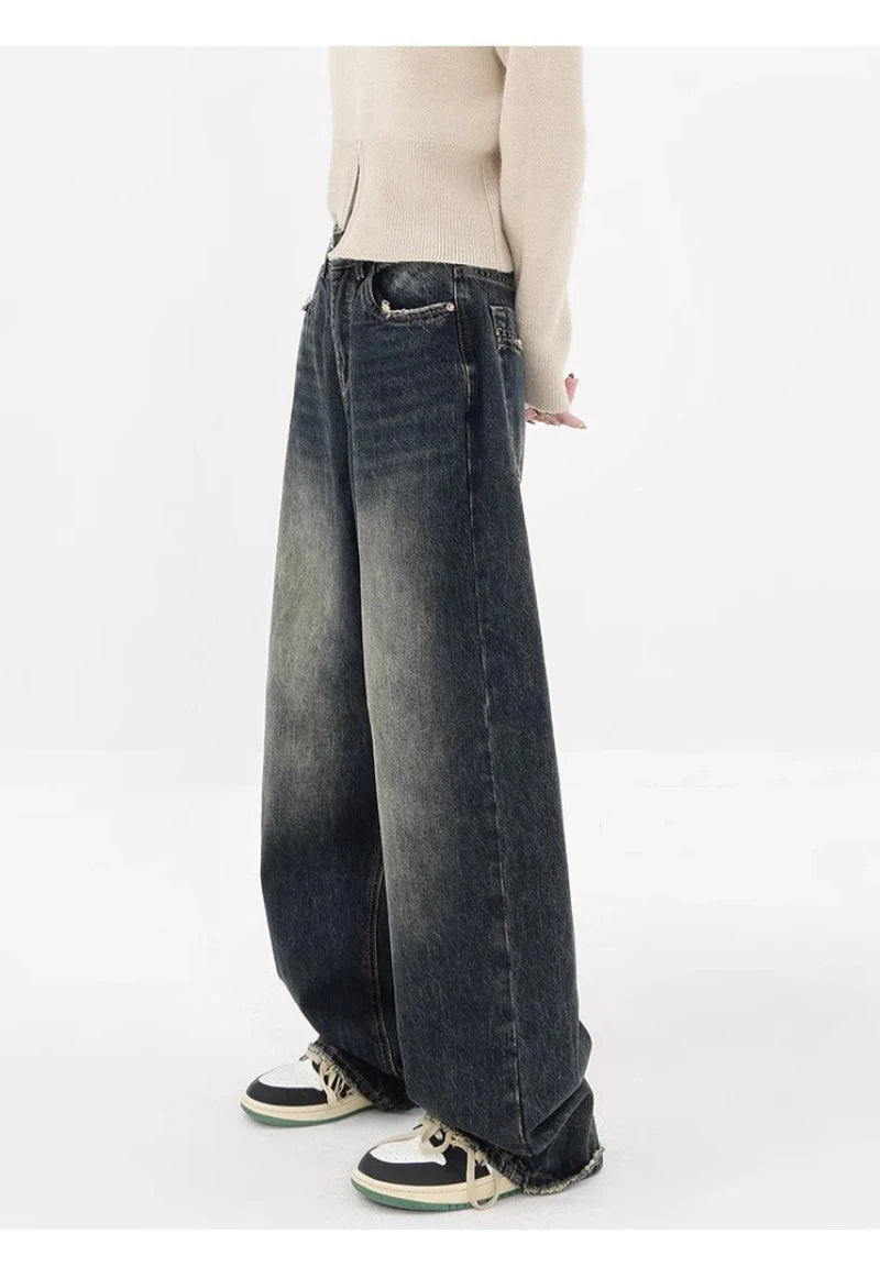 High Waist Loose Wide Leg Jeans for Women