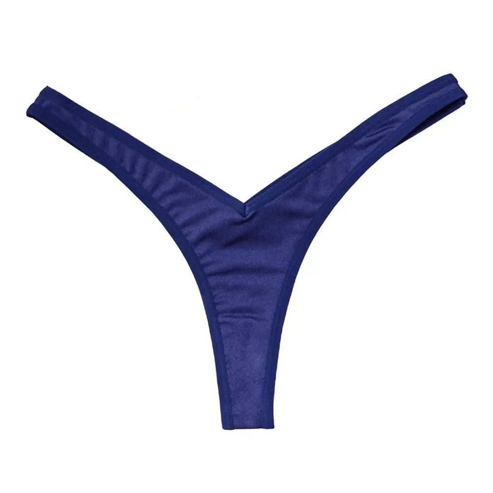 Women’s Low Waist V-Shape Sports Thongs – Breathable G-String Panties