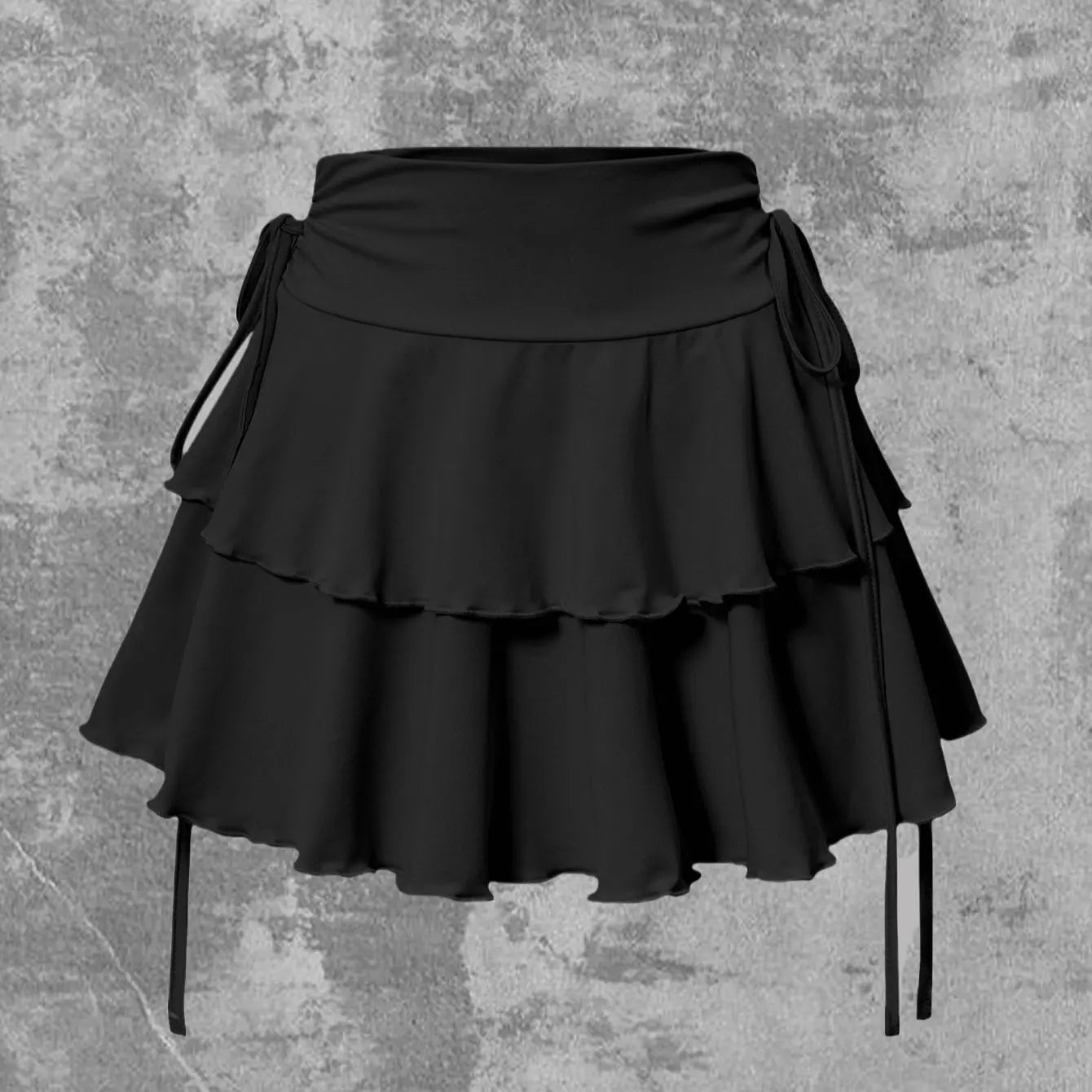 High Waist Solid Color Mini Skirt for Women – Summer Casual