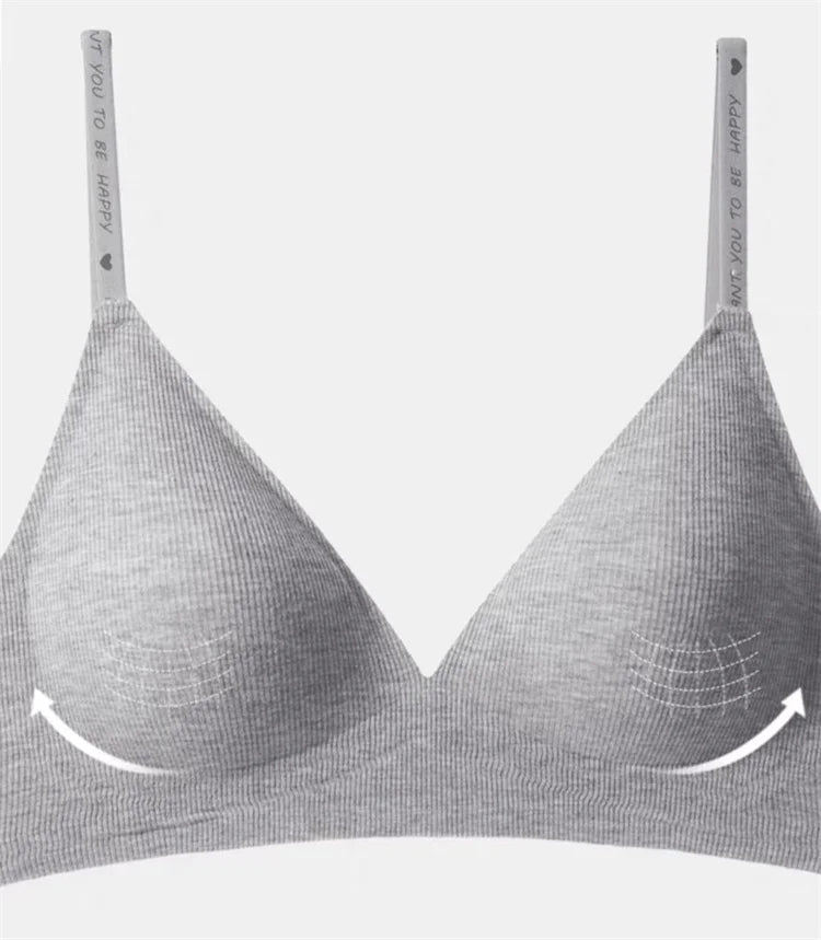 Deep V Neck Seamless Bralette
