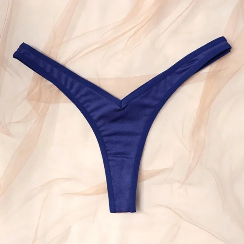 Women’s Low Waist V-Shape Sports Thongs – Breathable G-String Panties