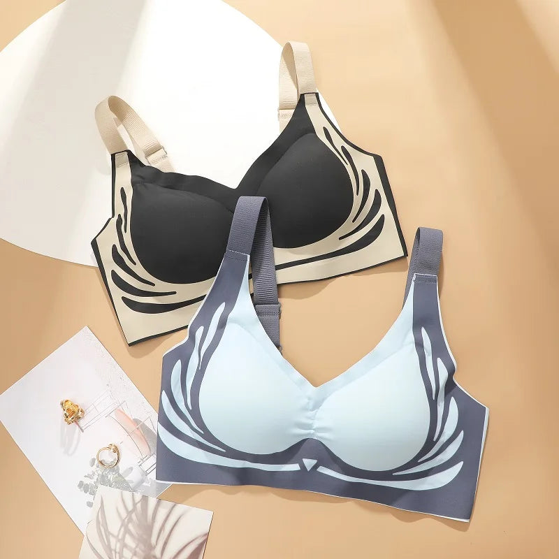 Plus Size Push-Up Seamless Bra