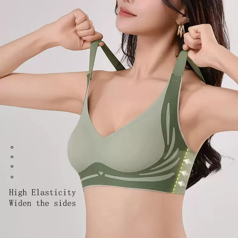 Plus Size Push-Up Seamless Bra