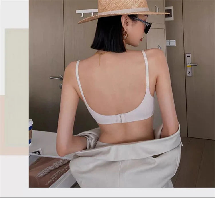 Deep V Neck Seamless Bralette