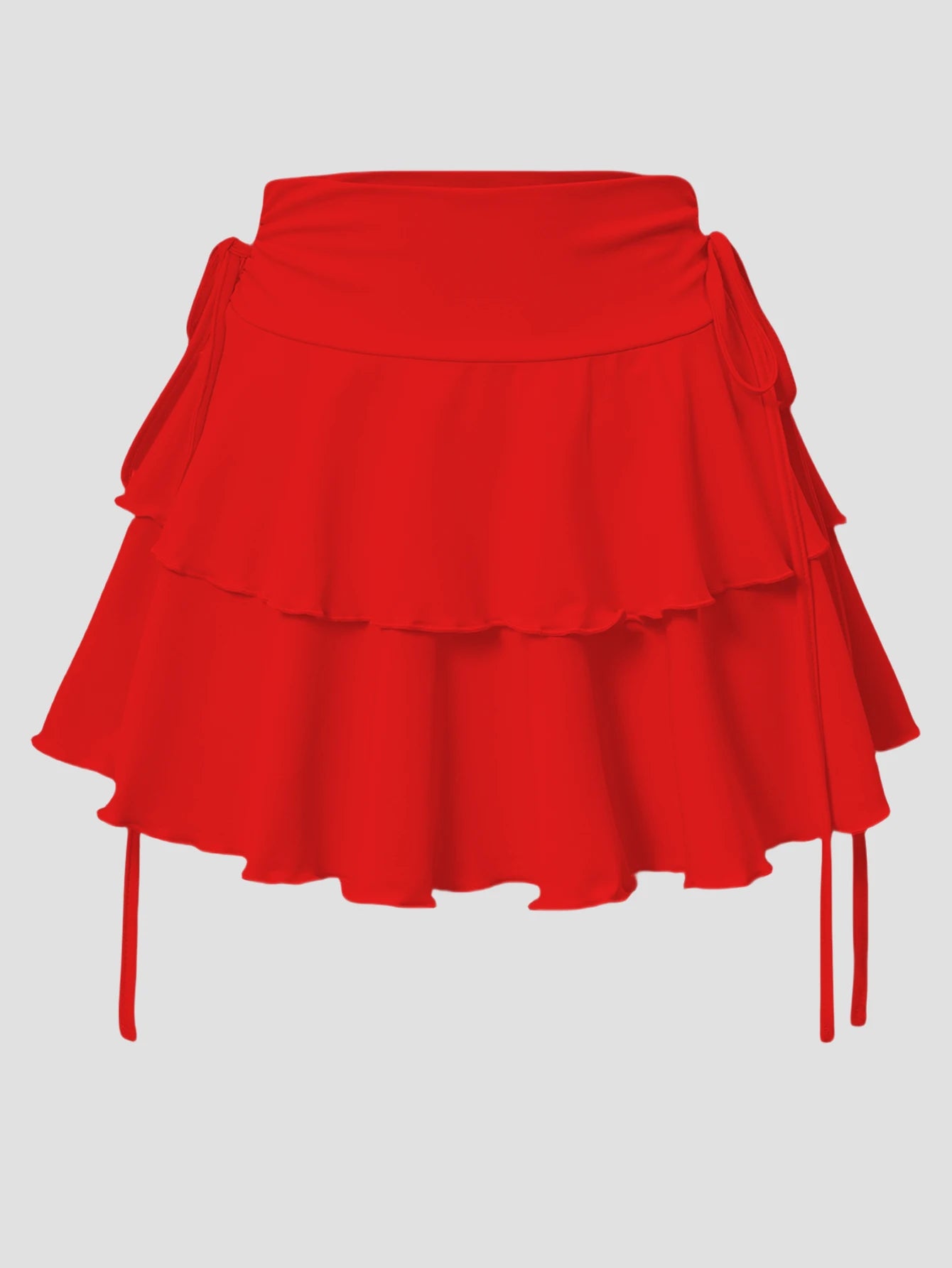 High Waist Solid Color Mini Skirt for Women – Summer Casual